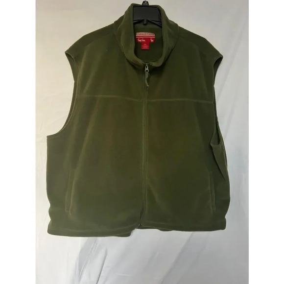 Caribou‎ Creek Green Fleece Vest 2XL - Picture 1 of 5